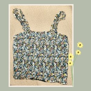 Abercrombie floral tank